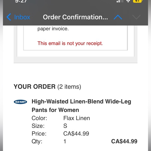 Old Navy Wide-Leg Linen Pants - Picture 6 of 6